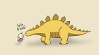 Hello Dinosaur Friend (coloured)