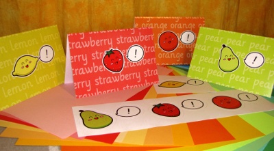 Some of our new Happy Fruit stuff!