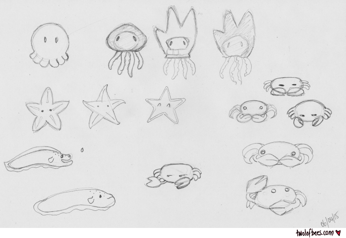Above The Waves Character Concepts