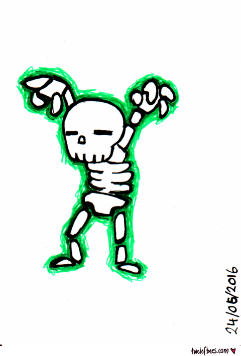 Daily Doodle - Skeleton