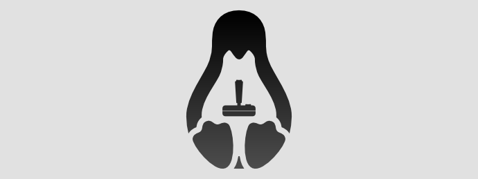 The /r/linux_gaming Stycil Tux variant